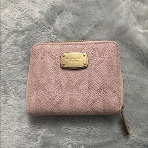 Michael Kors Blush Textured Wallet